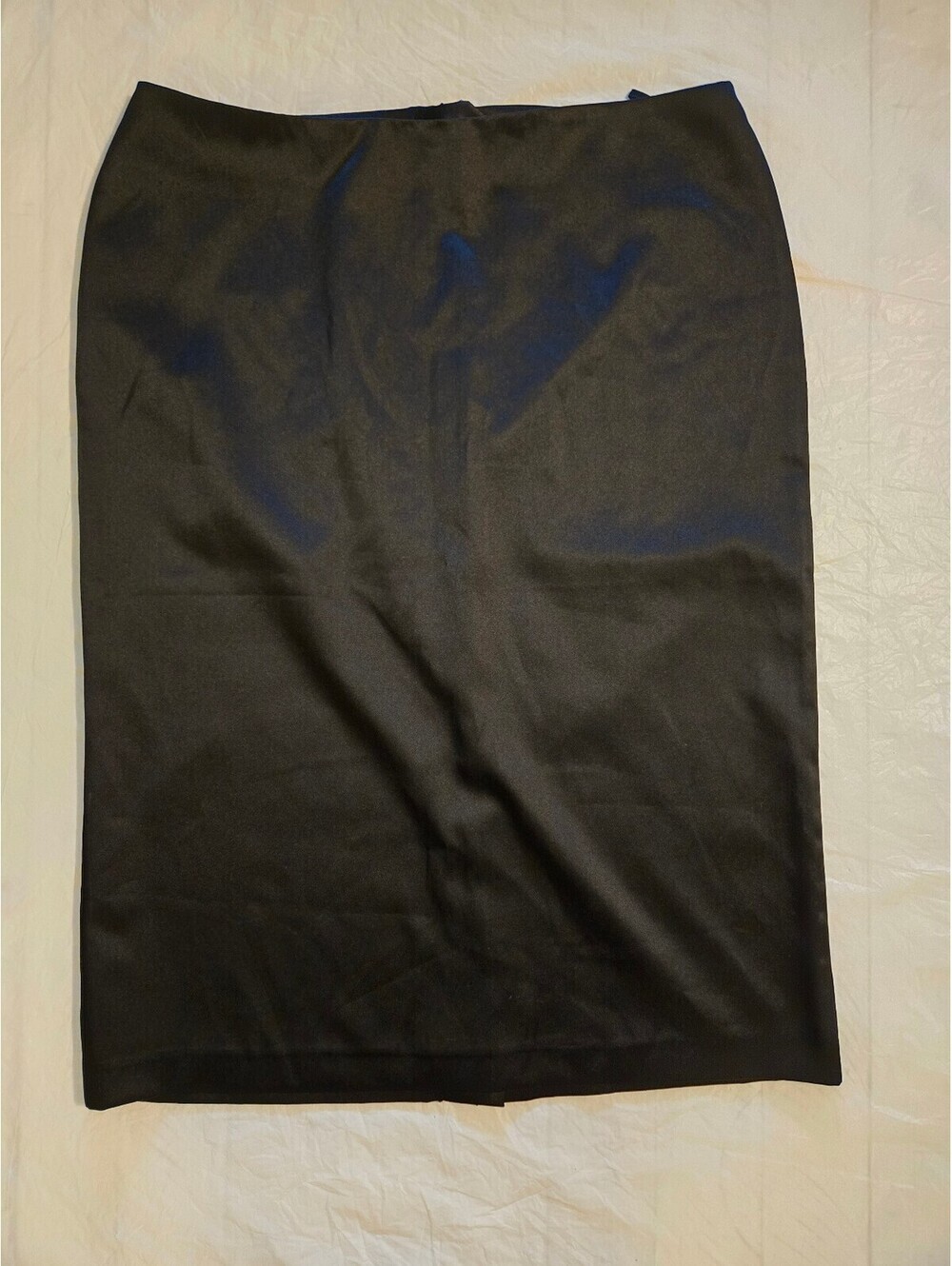 Vintage Y2K Hennes Collection Black Pencil Skirt Size 12 NWT 90s 2000s Office